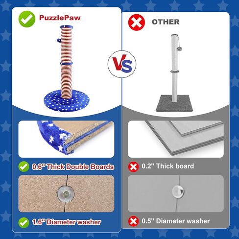 قطة Carpet Craft خدش ما بعد الخدمة الشاقة للقطط الكبيرة الداخلية والقطط البالغة ، وبرج شجرة خدش القطط الطويلة والسجاد السجادة مع كرات التفاعل ، والرمادي in Kuwait