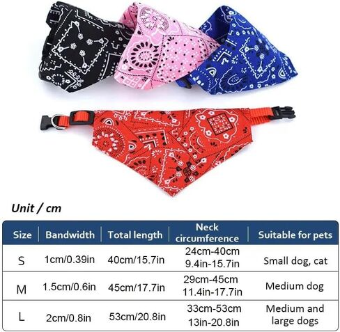 Stylish & Comfy Dog Bandanas – Reversible & Adjustable, Blue, S in Saudi Arabia