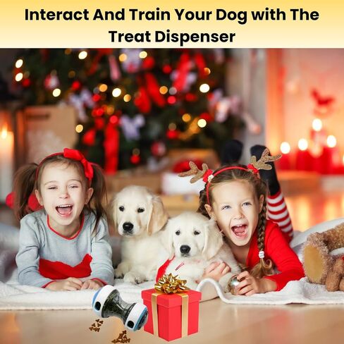 Treat Dispensing Dog Toy, Interactive Puzzle Feeder for Smart Dogs, Slow Feeder Ball for Boredom Relief, Mental Stimulation & Training Enrichment, Durable Food Dispenser for Small Medium Large Dogs in Saudi Arabia