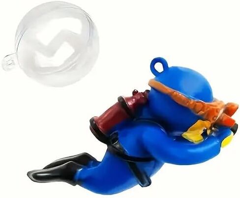 1pc Diving Action Figures Aquarium Ornament, Artistic Decor, Mini Diver Figurines, Fish Tank Creative Landscaping Accessories in Saudi Arabia