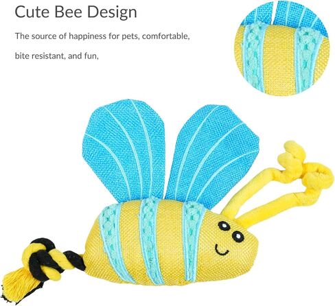 Bzonsmart قطعتان من ألعاب الكلاب، ألعاب للكلاب من القطيفة تصدر أصواتًا للكلاب الصغيرة والمتوسطة الحجم، ألعاب جرو محشوة ناعمة لطيفة لتنظيف الأسنان والتخلص من الملل. ألعاب للكلاب لإبقائهم مشغولين in Kuwait