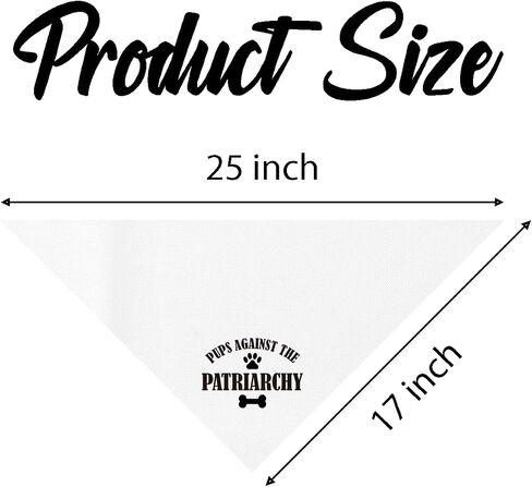 الجراء ضد البطريركية الكلب باندانا، ملحقات وشاح الكلاب الأليفة البيضاء، وشاح مثلث للكلاب الأليفة، باندانا الكلاب للمتوسط ​​الصغير، هدايا لمحبي الحيوانات الأليفة، مناسبة للحيوانات الأليفة الأولاد والبنات in Kuwait