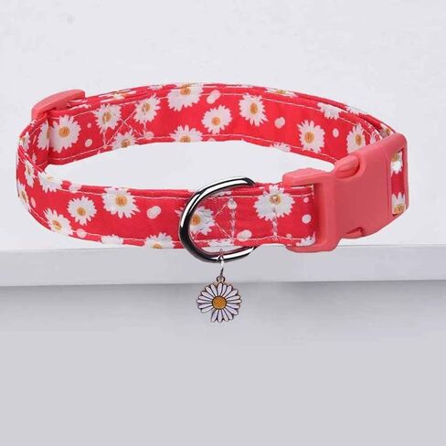 Fashion Art Patterned Pet Collar Adjustable for Dogs Adjustable Buckle Dog Collar in Saudi Arabia