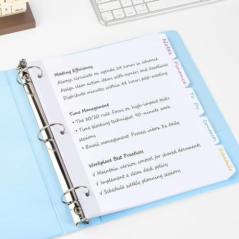 فورسنكر الفارغ الفارغ القابلة للكتابة ، و 1/5 علامات تبويب ، و 3 فواصل ثقب مع الحافة المعززة ، ومقسمات الموثق مع علامات تبويب متعددة ، وحجم حرف ، 6 مجموعات ، 30 فوقة in Kuwait