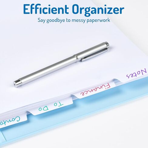 فورسنكر الفارغ الفارغ القابلة للكتابة ، و 1/5 علامات تبويب ، و 3 فواصل ثقب مع الحافة المعززة ، ومقسمات الموثق مع علامات تبويب متعددة ، وحجم حرف ، 6 مجموعات ، 30 فوقة in Kuwait