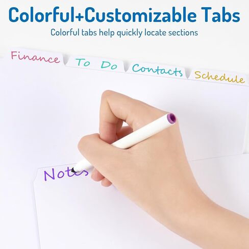 فورسنكر الفارغ الفارغ القابلة للكتابة ، و 1/5 علامات تبويب ، و 3 فواصل ثقب مع الحافة المعززة ، ومقسمات الموثق مع علامات تبويب متعددة ، وحجم حرف ، 6 مجموعات ، 30 فوقة in Kuwait