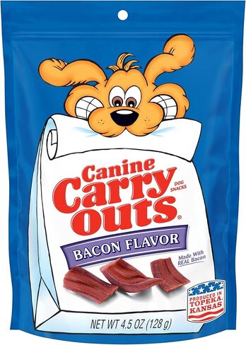 Canine Carry Outs Bacon Flavor Dog Treats, 4.5 Ounce Bag in Saudi Arabia