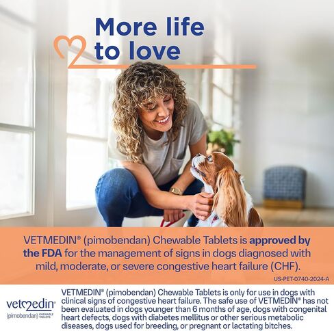VETMEDIN® (بيموبندان) أقراص قابلة للمضغ للكلاب، 1.25 ملغ، موسع، 50 قيراط in Kuwait