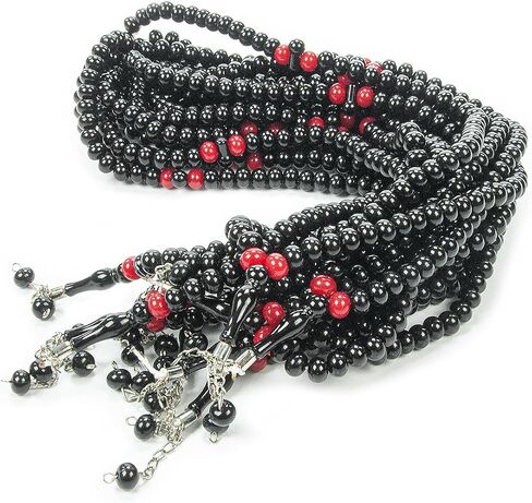 Ihvan Online Tasbih 99, 10 Pack Muslim & Islamic Prayer Beads, Rosary, Zikr & Tasbeeh Misbaha, Masbaha, Tespih Bead Necklace & Bracelet in Saudi Arabia