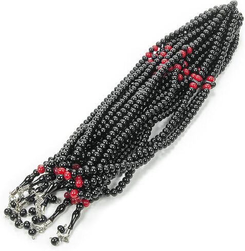 Ihvan Online Tasbih 99, 10 Pack Muslim & Islamic Prayer Beads, Rosary, Zikr & Tasbeeh Misbaha, Masbaha, Tespih Bead Necklace & Bracelet in Saudi Arabia