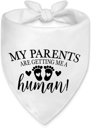 I was Supposed to Be an Only Child Dog Bandana Pregnancy Announcement, Funny Girl Dog Bandana, Pet Scarf Accessories for Dogs Lovers, Pregnancy Reveal Ideas for Pet Lovers Gifts in Saudi Arabia