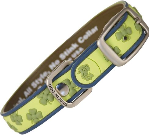 Dublin Dog Gaelic Grunge Waterproof Collar, Large in Saudi Arabia