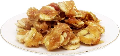 Chicken Wrapped Apple Dog Treats with Real Chicken and Apple, Soft and Chewy Training Snacks for All Dog Sizes, 0.5lb/227g in Kuwait