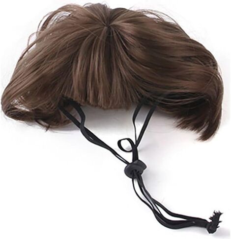 زي الحيوانات الأليفة المزحة، مستلزمات الحيوانات الأليفة المضحكة، شعر الكلب والقط، شعر مستعار، قبعة (بني) in Saudi Arabia