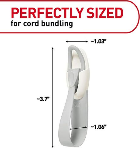 Command Cord Bundlers, Cord Organizer, 2-Bundlers Per Pack, Sold As 2 Packs (17304-ES) in Saudi Arabia