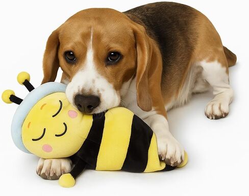 NANDOG My BFF Buzz The BEE Plush Dog Toy Dream Collection – Soft Squeaky Toys for Dogs & Cats – Durable, Cuddly & Adorable Pet Companions for Playtime, Fetch & Snuggles in Saudi Arabia