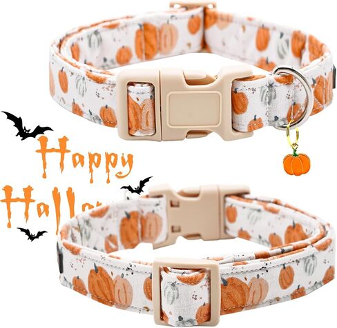 Fall Plaid Dog Collar Female or Male Dog Collars Heavy Duty Adjustable Collar for Small Dogs in Saudi Arabia