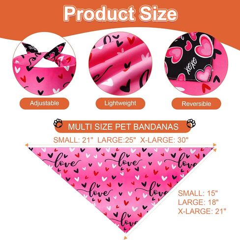 Fall Dog Bandanas Large 3PCS, Thanksgiving Scarf for Boy and Girl in Saudi Arabia