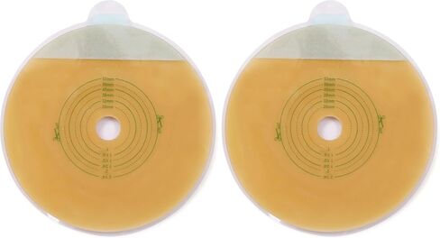 LotFancy Colostomy Bags, 10PCS Two-piece Drainable Pouches with Clamp Closure for Colonoscopy Ostomy Stoma Care (No Skin Barriers), Ileostomy Supplies in Kuwait