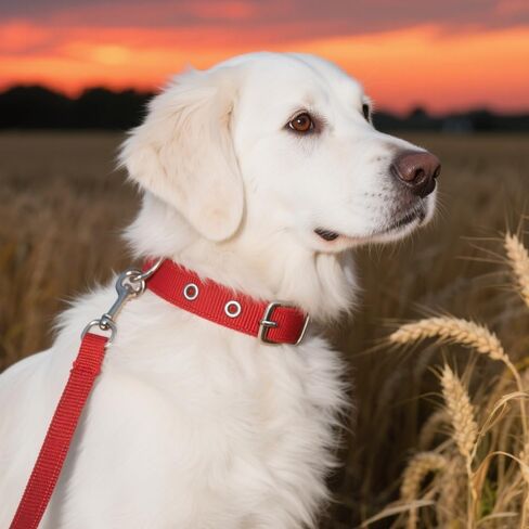 Adjustable Dog Collar - Soft Nylon Filling for Comfort, Durable and Secure Fit, Suitable for Small Medium Large Dogs, Blue, XL in Saudi Arabia