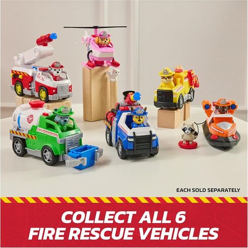 PAW PAW PATROL FIRE RESCUE: Zuma Rescue Fire Boat مع Forme Action ، وإطلاق Lifesaver و Raccoon & Toy Boat و Kids For Boys & Girls Ages 3 and Up in Kuwait