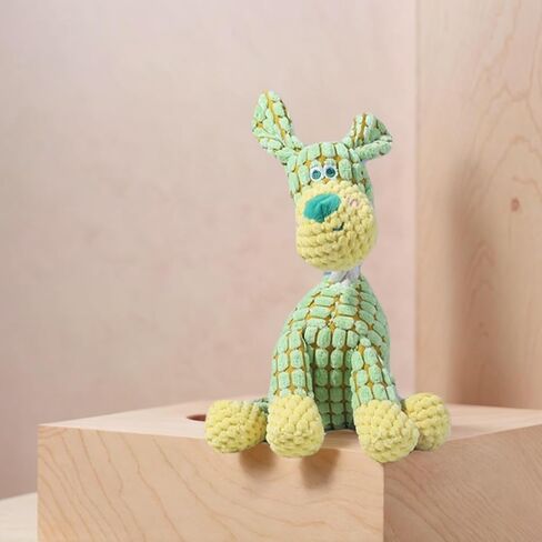 2025 Upgraded Dog Plush Toy – Small Pet Supplies for Aggressive Chewers, Squeaky Stuffed Tool Green in Saudi Arabia