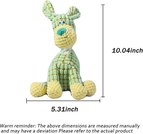 2025 Upgraded Dog Plush Toy – Small Pet Supplies for Aggressive Chewers, Squeaky Stuffed Tool Green in Saudi Arabia