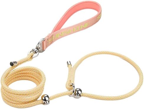 Nylon Dog Leash 7ft with Non-Slip Handle, Heavy Duty Rope Leash for Large and Medium Dog Control Training Wear-Resistant for Daily Walks Travel Outdoor Activities in Kuwait