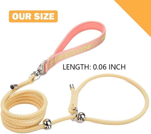 Nylon Dog Leash 7ft with Non-Slip Handle, Heavy Duty Rope Leash for Large and Medium Dog Control Training Wear-Resistant for Daily Walks Travel Outdoor Activities in Kuwait