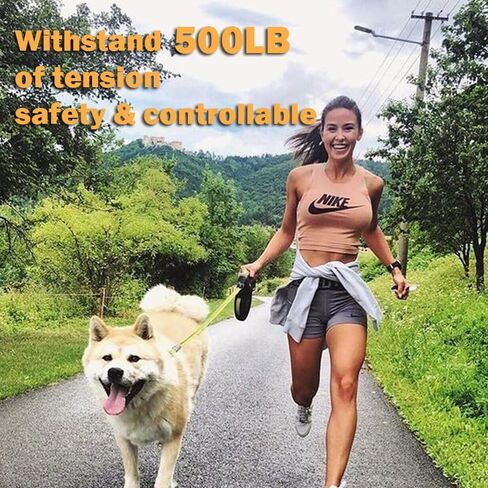 Nylon Dog Leash 7ft with Non-Slip Handle, Heavy Duty Rope Leash for Large and Medium Dog Control Training Wear-Resistant for Daily Walks Travel Outdoor Activities in Kuwait