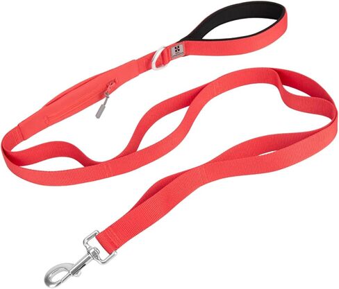 Pet Leash with Pockets, Multiple Handles Design, Chain Rope Breathable Mesh Lining Training Control Pet Walking Lead for All Breeds (Black, L) in Kuwait