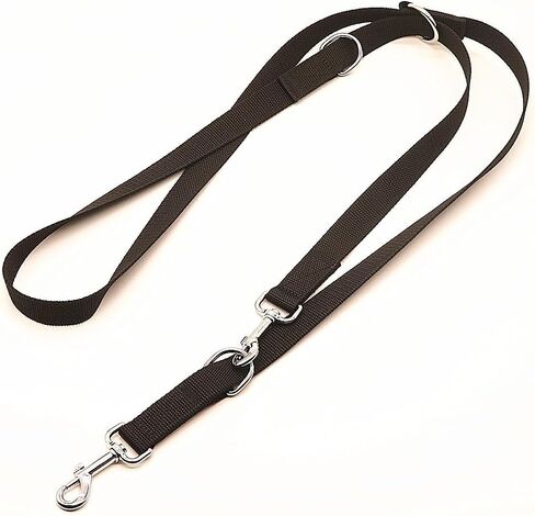 Dog Leashes 2.5m Safety Pet Leashes Training Lead Police Style Double Ended Control Dog Lead Leash(2.5m) in Saudi Arabia