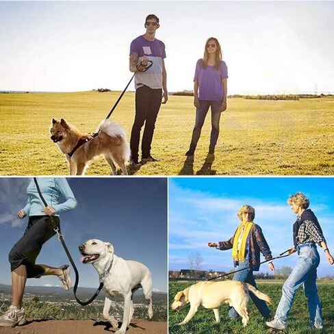 Dog Leashes 2.5m Safety Pet Leashes Training Lead Police Style Double Ended Control Dog Lead Leash(2.5m) in Saudi Arabia