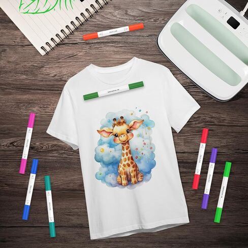 أقلام غير قابلة للذوبان بطرف مزدوج من REALIKE لـ Cricut Joy، مجموعة أقلام تحديد التسامي 36 قطعة متوافقة مع آلة Cricut Joy (0.4 طرف و1.0 طرف) in Saudi Arabia