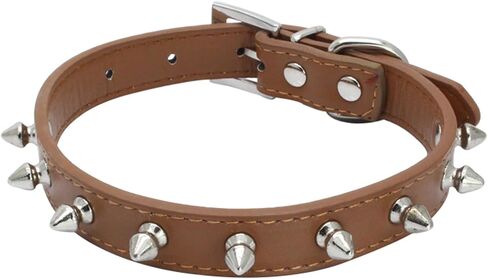 Dog Collar for Small Medium Dog, Durable Soft Leather Collar for Girl and Boy, Adjustable Puppy Collar Suitable for Running, Playing in Saudi Arabia