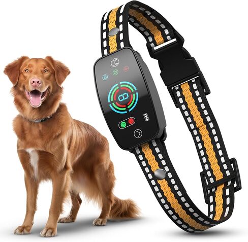 Barez Smart Bark Collar for Small, Medium & Large Dogs - Rechargeable Anti Barking Device with AI Detection, Beep, Vibration, Safe Shock, Waterproof, On Screen Safety Lock in Saudi Arabia