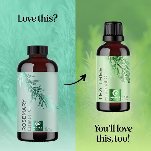 Pure Tea Tree Oil 4oz - Australian Tea Tree Essential Oil for Hair Skin and Nails - Aromatherapy Tea Tree Oil for Skin Dry Scalp Cleanser Nail Cleaner Plus Purifying Humidifier and Diffuser Oil in Saudi Arabia