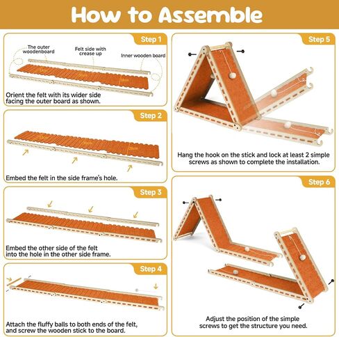 لعبة خدش القطط مع لعبة كرة قابلة للطي، وسادة خدش للقطط، خدوش مثلثة للقطط الداخلية، لوحة خدش للقطط الكبيرة، حامي أثاث القطط من الخدش، ألعاب القطط باللون الرمادي in Kuwait