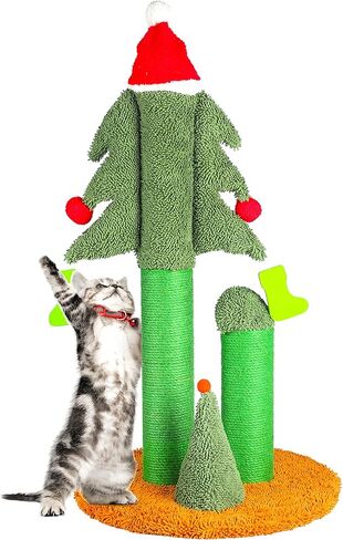 Cat Scratcher ، 2 في 1 Cat Scratfer Board ، Cat Certboard ، Scratch Clonger ، كبير ، 27.56 x9.45 × 8.86 بوصة in Kuwait