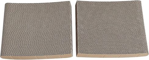 Cat Scratcher Replacement Pads (2pcs Larger-Side Only), Double-Sided Corrugated Refill for Cat Scratching Board in Saudi Arabia