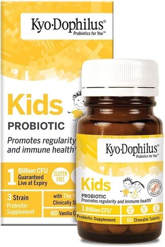 Kyo-Dophilius Kids Probiotic, Promotes Regularity and Immune Health*, 60 tablets (Packaging may vary) in Saudi Arabia