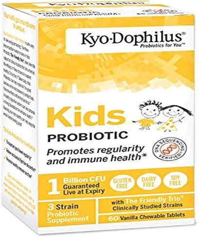 Kyo-Dophilius Kids Probiotic, Promotes Regularity and Immune Health*, 60 tablets (Packaging may vary) in Saudi Arabia