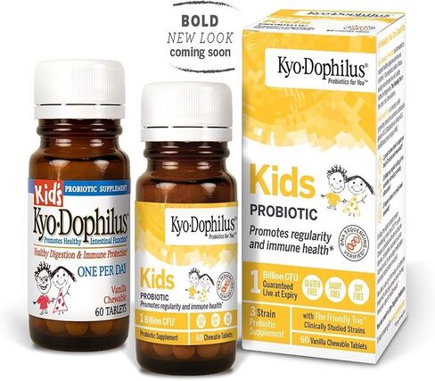 Kyo-Dophilius Kids Probiotic, Promotes Regularity and Immune Health*, 60 tablets (Packaging may vary) in Saudi Arabia