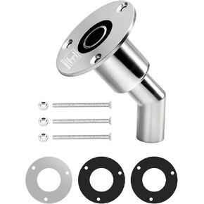 OCEANBROAD Stainless Steel 316 Thru Hull Exhaust, Fitting 24mm Hose Pipe Marine Exhaust Port for Webasto, Planar, Eberspacher, Chinese Diesel Parking heaters, with Bolts and Nuts in Kuwait