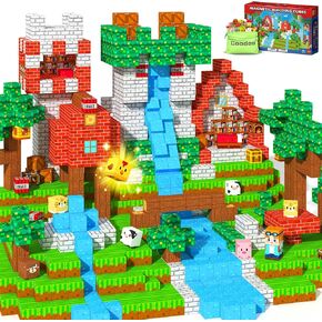 الكتل المغناطيسية ، لبنات البلاط المغناطيسية STEM Montessori Toddler Kids Toys for Boys Girls Vens 3+ ، Teacational Construction Outdoor Toys ، يجب الحصول على هدايا تعليمية حسية (0.8 بوصة) in Kuwait