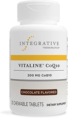 Integrative Therapeutics - Vitaline CoQ10 (200mg) - Supports Heart & Brain Health* - Chocolate Flavored - 30 Chewable Wafers in Saudi Arabia