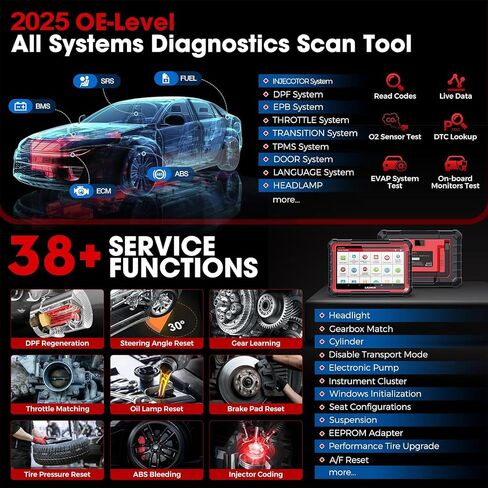 LAUNCH X431 PRO Elite Obd2 Scanner 2024 أداة مسح ثنائية الاتجاه جديدة مع CANFD DOIP، أداة تشخيص السيارات الكل في واحد مع وظيفة كاملة، ترميز ECU، نظام كامل، 37+ إعادة تعيين، FCA Autoauth in Saudi Arabia