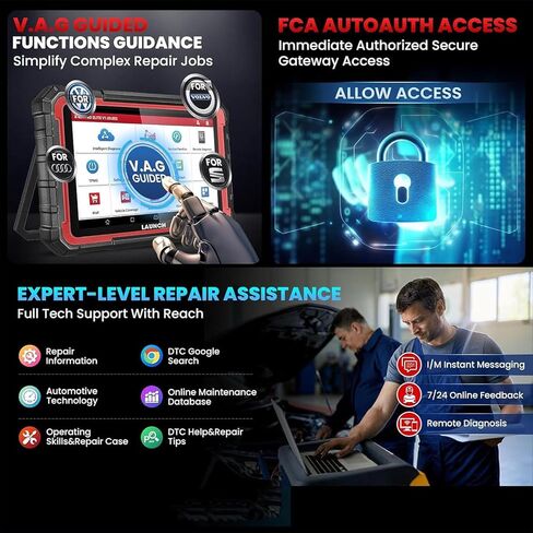 LAUNCH X431 PRO Elite Obd2 Scanner 2024 أداة مسح ثنائية الاتجاه جديدة مع CANFD DOIP، أداة تشخيص السيارات الكل في واحد مع وظيفة كاملة، ترميز ECU، نظام كامل، 37+ إعادة تعيين، FCA Autoauth in Saudi Arabia