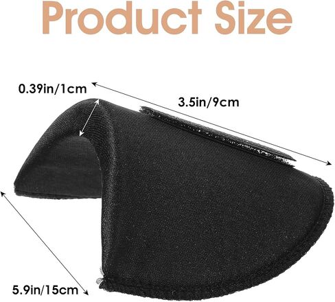 Ptwola 3 Pairs Shoulder Pads for Women Clothes Soft Sponge Anti-Slip Detachable Shoulder Pad Reusable No-Sewing Required High Low Shoulders Enhancer for Men Blazer Suit Coat Shirt Sewing Accessories in Saudi Arabia