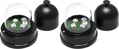 Gikfun Automatic Lucky Dice Roller Cup Set with 5 Dices for Christmas Party Games EK1883 in Kuwait
